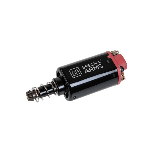 Specna Arms Dark Matter High Torque Motor (Long; 20K), Motors are the drivetrain of your airsoft electric gun - when you pull the trigger, your battery sends the current to your motor, which spools up and cycles the gears to fire